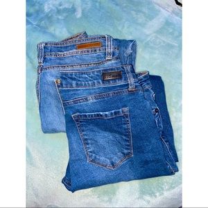 Two pairs of jeans